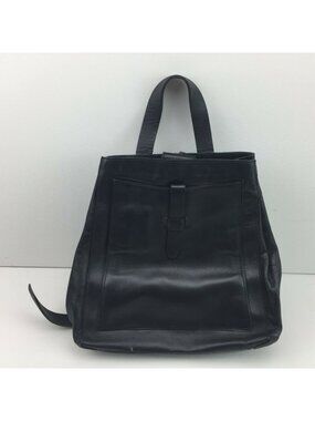 Womens Black Backpack Purse Shoulder Handbag Rucksack Magnetic Snap